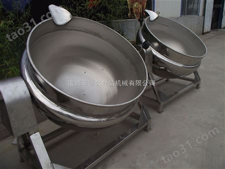 食堂夹层锅 蒸煮锅 可倾式不锈钢夹层锅