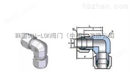 UEU-02卡套弯头-韩国UNI-LOK阀门管件（上海）达琼流体 现货供应