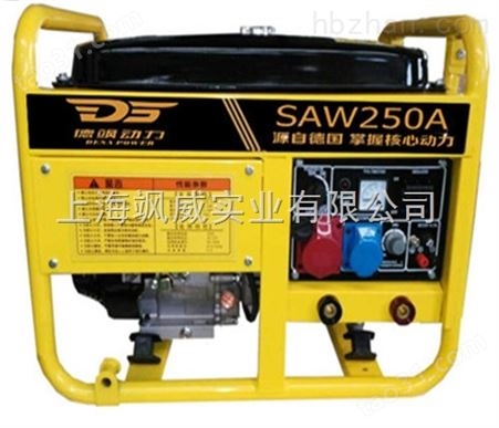 SAW250D带轮子便携式发电电焊机