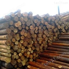 驳岸杉木桩施工 胜洁木业 防汛杉木桩尺寸