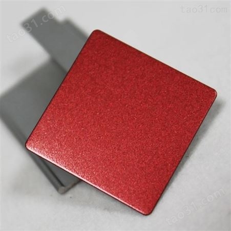 粗砂亮红色不锈钢纳米工艺 彩色不锈钢板