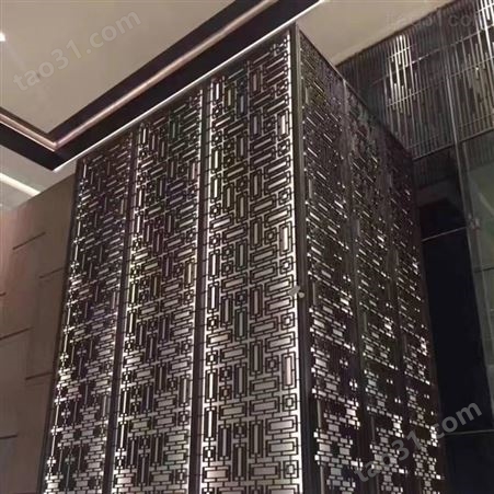 上海不锈钢屏风定制加工 客厅美式工艺屏风