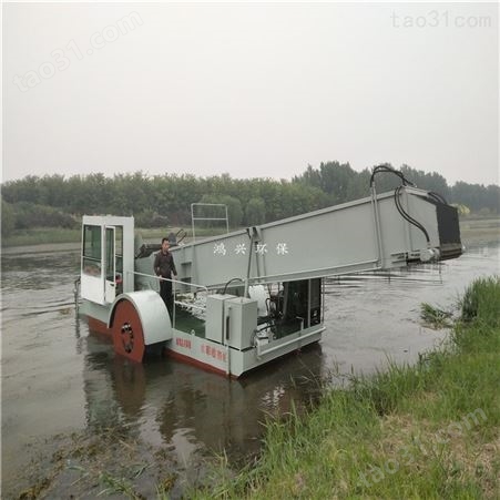 多功能水面清漂除草船 水草收割机械