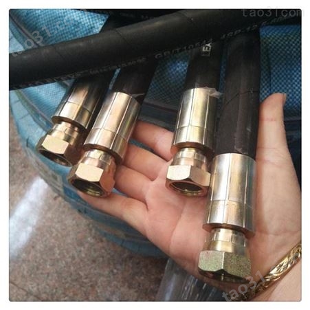 焜烨专业生产 高压油管 高压胶管总成 高压钢丝编织蒸汽胶管