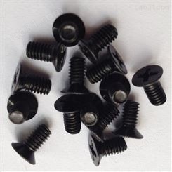 优质黑色不锈钢平头螺丝现货供应 耐湿热黑锌螺丝 不锈钢标准