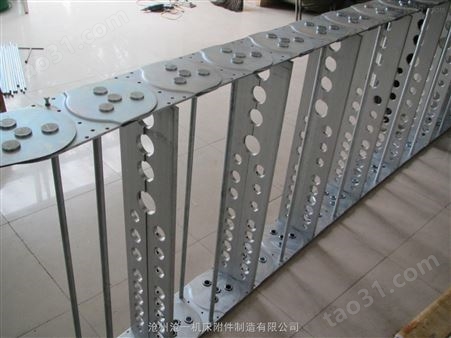 沧一-装载机电缆保护桥式钢铝拖链