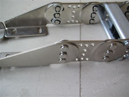 切管机穿线喷塑钢铝拖链