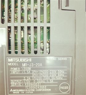 MITSUBISHI三菱伺服驱动器MR-J3-20A 维修 选优米佳技术好