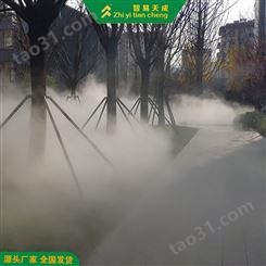 镇江小区雾森系统安装公司 房地产售楼处雾化系统 智易天成
