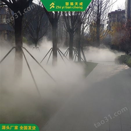 邵阳小区雾森系统安装公司 智能雾化喷淋系统 智易天成
