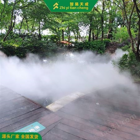 茂名小区雾森景观系统安装公司 高压雾化降温系统 智易天成