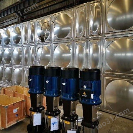 箱泵一体化水箱 消防供水设备BDF箱泵一体化水箱 地埋式水箱 抗浮无底板镀锌水箱 健华环保
