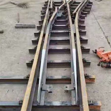 圣亚煤机 加工定做盾构道岔  矿用渡线道岔型号