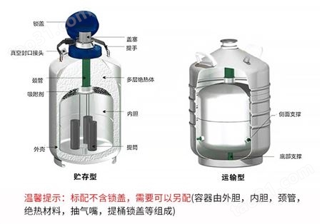 成都金凤贮存型液氮罐YDS-35 35L口径50mm储存型液氮罐