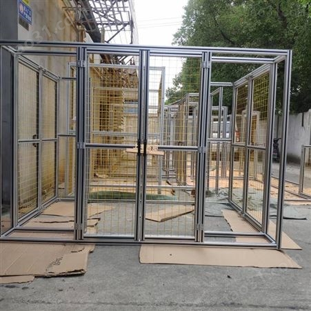 湖州隔断机床设备隔断 安全防护设备 仓库围栏隔断铝型材成品