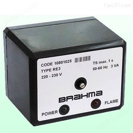 进口BRAHMA控制器 RE3燃烧机程控制盒10801025百得燃油燃烧机配件