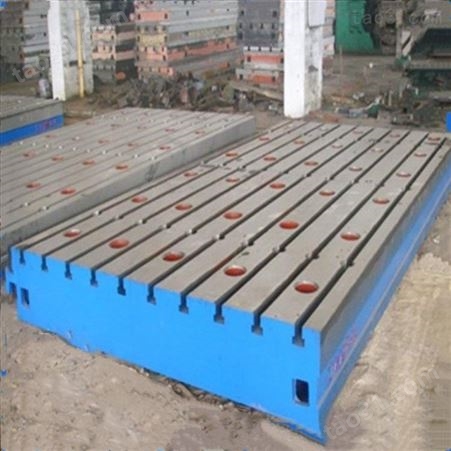 铸铁平台平板 厂家定制 消失模铸铁单围焊接平台 车间钳工工装工作台