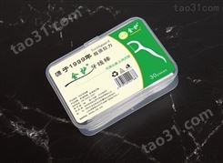金护高分子弓形牙线棒30支盒装可定制 深圳清洁用品厂家批发