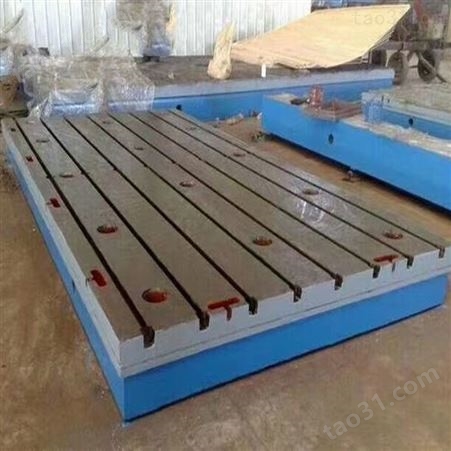 多孔带工装焊接平板 检验平台平板 装配铸铁平板 春天机床