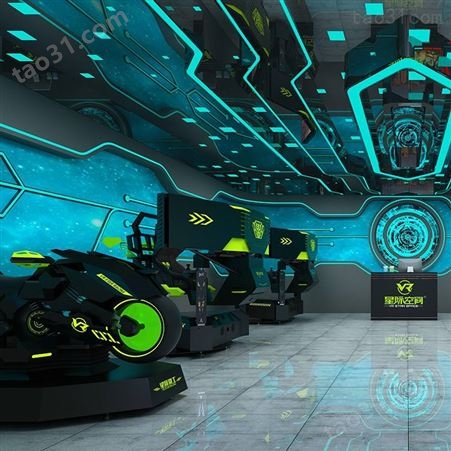 vr体验馆设备供应商vr摩托车大型虚拟模拟游戏VR商品 VR星际空间