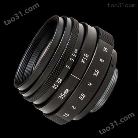 Fujian Lens APSC 35mm F1.6 C Mount lens 35mm Black Factory direct deal