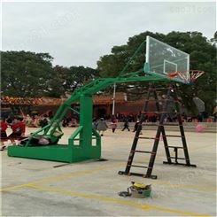 奥雲体育器材生产 室外比赛用 公园广场篮球架 抗冲击力强