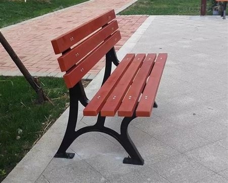 公园防腐木桌椅组合 室外实木休闲长椅坐凳定制