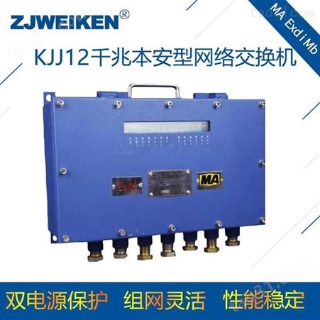 威肯-KJJ12矿用本安型网络交换机