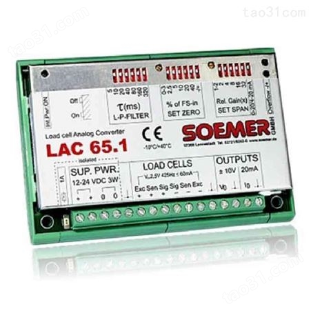 德国SOEMER力传感器-SOEMER扭矩传感器-SOEMER应变计-SOEMER放大器