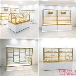 定制面包柜面包展示柜弧形实木中岛柜烘焙蛋糕店模型柜玻璃边柜商用面包架