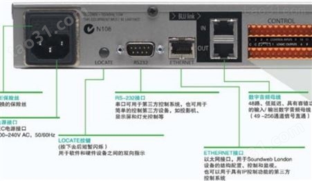 毕斯BSS数字音频处理器BLU-100详细信息_产品参数
